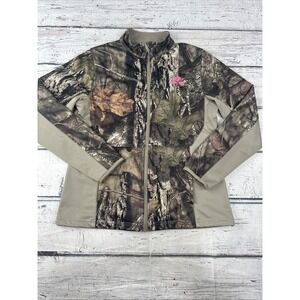Mossy Oak Jacket Womens Small Break-Up Country Camo Softshell Rain Windproof